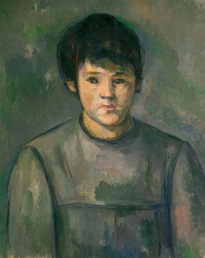 Retrato de niña de Paul Cézanne